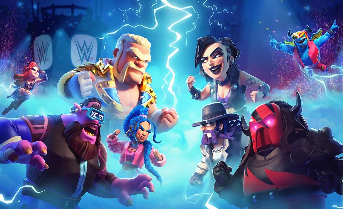When two worlds collide: WWE meets Clash of Clans